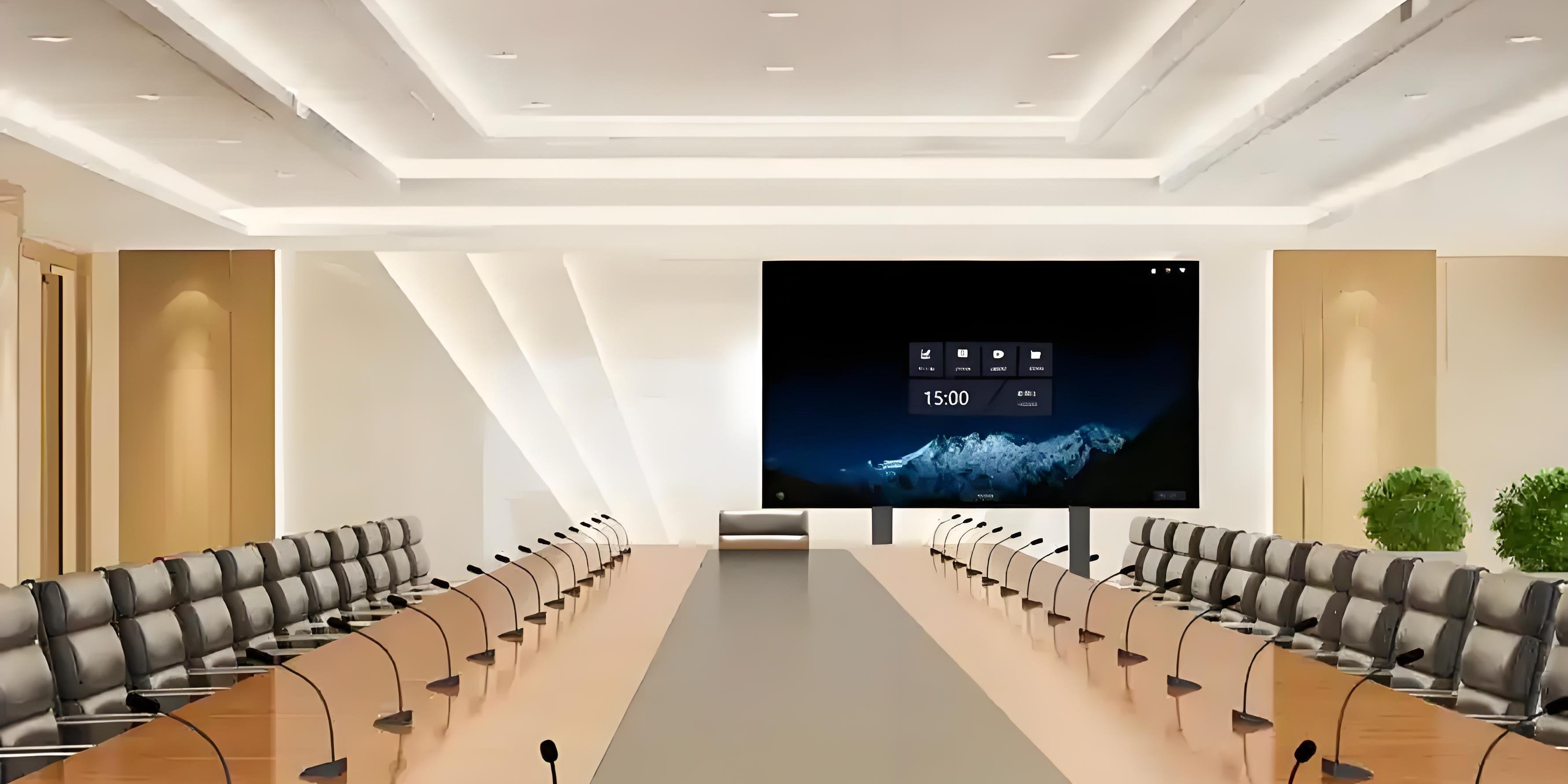 All-in-one LED display for conference rooms