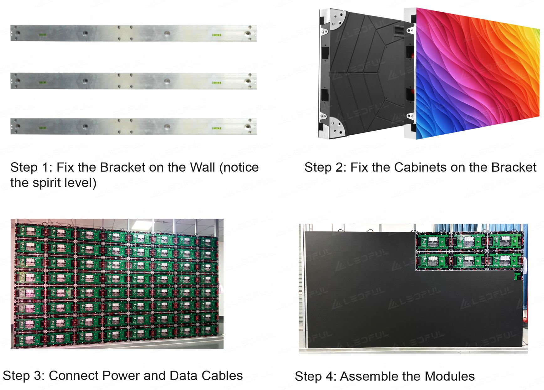 Church LED Video Wall Installation Process