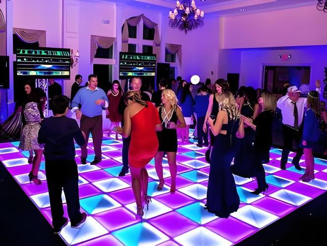 LED dance floor for party