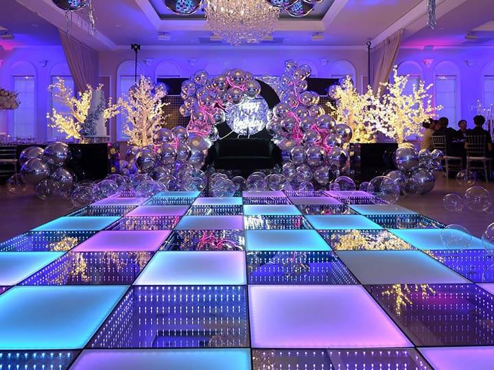 LED dance floor for wedding