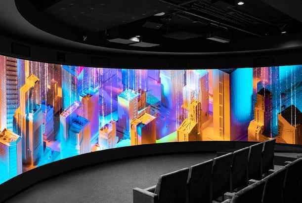 curved led video wall