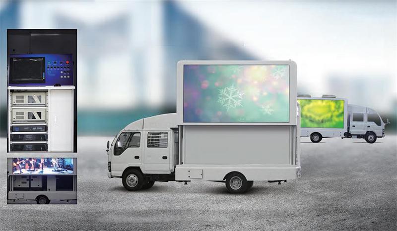 mobile truck LED display